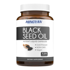 Private Label Black Seed Oil Capsules Supplement Hair & Brain & Heart Function