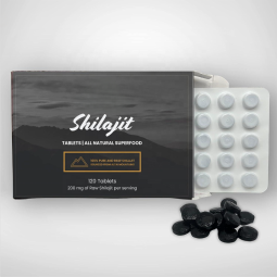 OEM/ODM Professional Organic Shilajit in Authentic Tablet Health Supplement for Energy, Immune Support