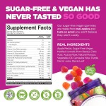 Private Label Immune Support Vitamins Vegan Multivitamin Gummies for Strong Hair Nail Growth Skin Healthy