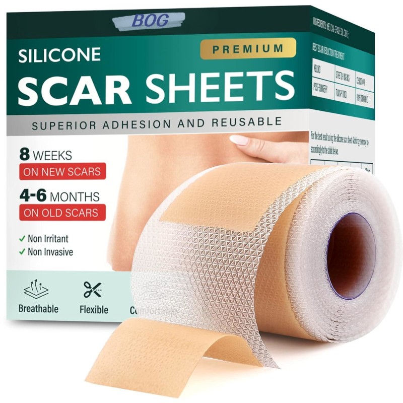 OEM/ODM Silicone Scar Sheets Silicone Scar Tape Reusable and Effective Scar Removal Sheets