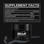 Natural Shilajit Pure Resin Fulvic Acid, 85+ Trace Minerals, Organic Ayurvedic Shilajit Pure Himalayan Organic Shilajit Resin