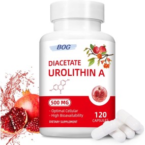 Vegan Capsules Urolithin a Capsules Mitochondrial Supplements for Boost Antioxidant Longevity Cell Repair Muscle