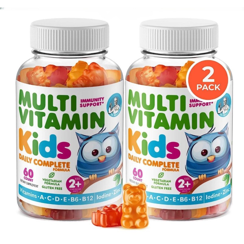 Private Label Multivitamin Gummies Kids for Children Daily Supplement Immune System Support