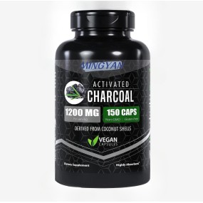 ODM/EDM Activated Coconut Charcoal Capsules Promotes Detoxification & Waste Elimination