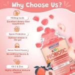 Biochealth Kids Probiotic Gummies with 5 Billion CFUs Prebiotics for Digestive Health