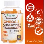 Private Label Omega 3 Fish Oil DHA & EPA Gummies Supplement for Heart Brain & Joint Support