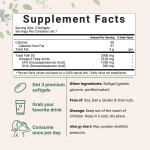 Private Label Natural Pure Omega-3 Fish Oil Softgels Supplements for Heart Brain Joints Health Support
