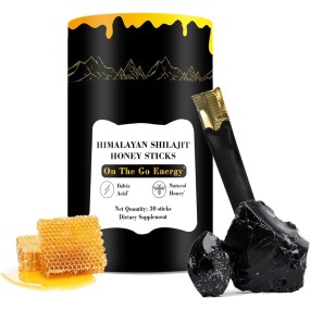 Custom Private Label 100% Pure Himalayan Shilajit Sticks with Organic Honey 85+ Trace Minerals Fulvic Acid