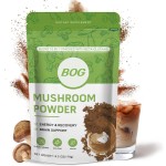 10 in 1 Mushrooms Extract Supplement Blend for Coffee & Smoothies Lions Mane Turkey Tail Reishi Chaga Shiitake Cordyceps Complex