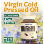 Private Label Black Seed Oil Capsules Supplement Hair & Brain & Heart Function