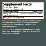 OEM/ODM Vitamin D3 5000IU Tablets - Cholecalciferol, D3 Supplement, Vitamin D 5000 IU - 1 Vitamin D3 Tablets