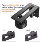 Barn Door Guide Supplier - 8 Setup Options Black Adjustable