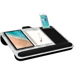 膝上桌生产厂家 - 带手机槽床桌