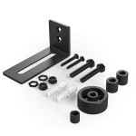 谷仓门导件工厂 - 底部可调滚轮齐平