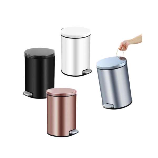 Trash Can Supplier - 12L Stainless Steel Pedal Bin