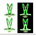 安全背心工厂 - LED反光可调跑步