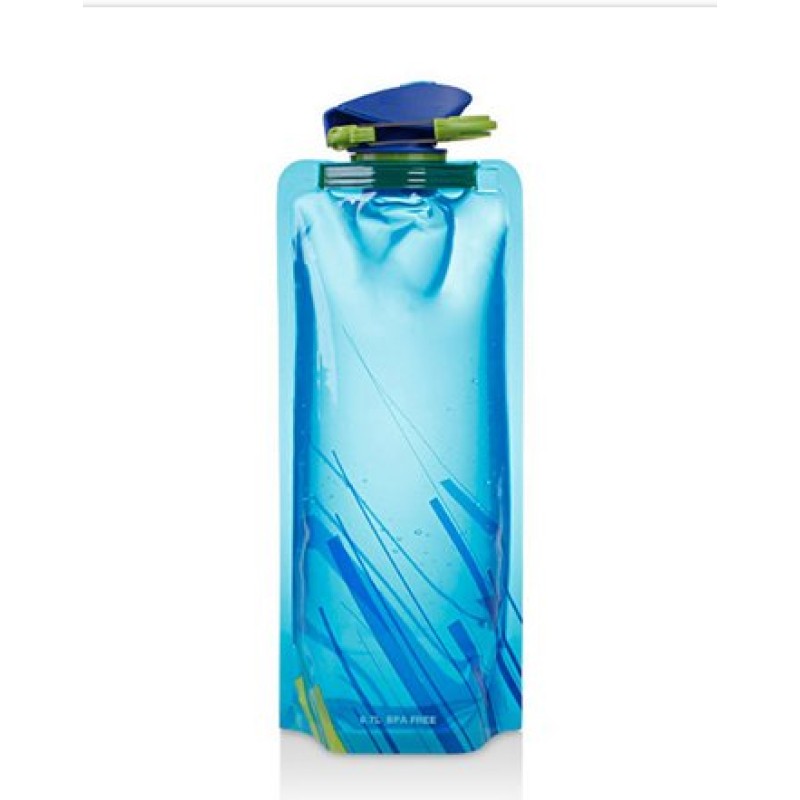 可折叠水瓶供应商 - 700ml防漏折叠便携