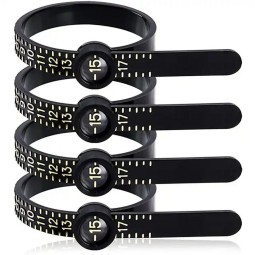 戒指尺码器工厂 - 塑料1-17指环测试仪