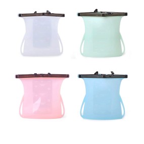 食品袋供应商 - 可重复使用硅胶防漏