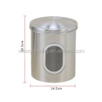 食品容器工厂 - 4件金属厨房罐