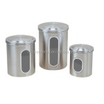 食品容器工厂 - 4件金属厨房罐