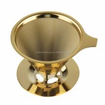 咖啡滴滤器工厂 - 可重复使用不锈钢滤网