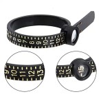 戒指尺码器工厂 - 塑料1-17指环测试仪