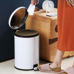 Trash Can Supplier - 12L Stainless Steel Pedal Bin