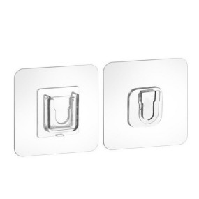 Wall Hook Manufacturer - Plastic Transparent Adhesive Rail