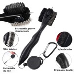 高尔夫清洁器工厂 - 尼龙钢丝刷可伸缩