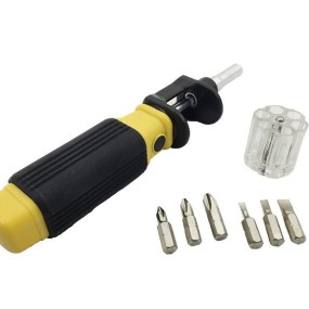 Screwdriver Factory - 6 in 1 Multi-Bit Precision Tool