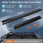 Stove Cover Factory - 2PCS Stainless Steel Gap Guards