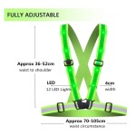 安全背心工厂 - LED反光可调跑步