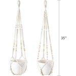 Plant Hanger Manufacturer - Wood Beads Macrame Holder