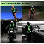 安全背心工厂 - LED反光可调跑步