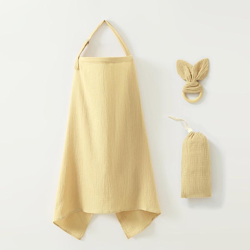 喂奶巾生产商 - 可定制棉质透气喂奶巾