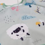 婴儿罩衣工厂 - 可定制卡通印花长袖罩衣