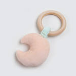 婴儿玩具工厂 - 可定制天然木环安抚玩具