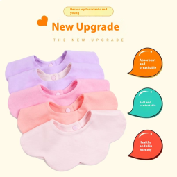 Baby Bib Manufacturer - OEM Custom Cotton Saliva Pocket Bib