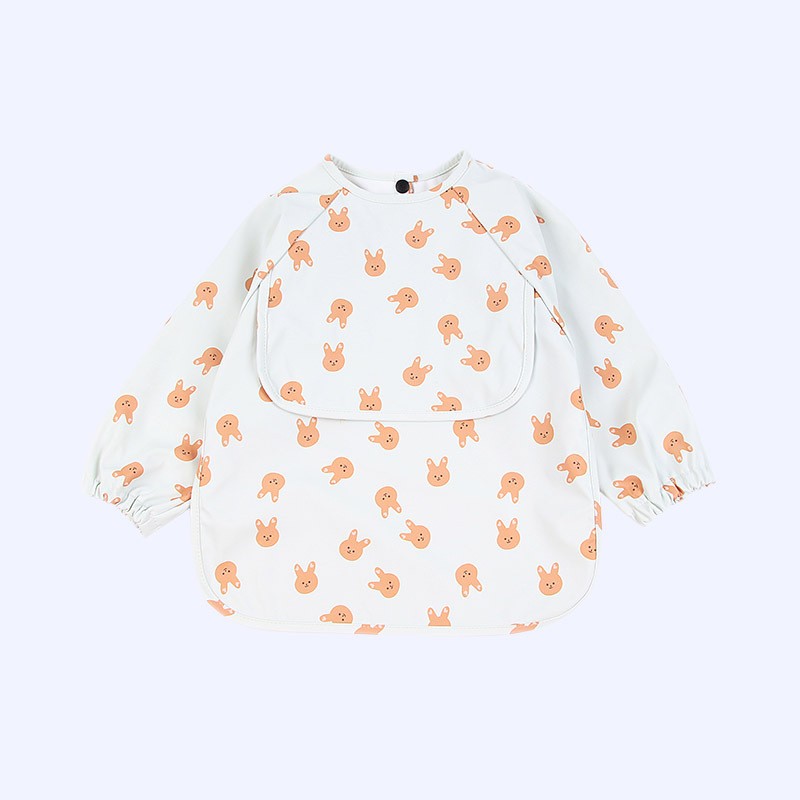 婴儿围裙生产商 - 可定制防水PU长袖围裙