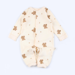 婴儿连体衣工厂 - 可定制针织长袖连体衣