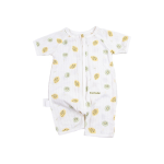Baby Jumpsuit Manufacturer - OEM Custom Jacquard Short Sleeve Pajamas