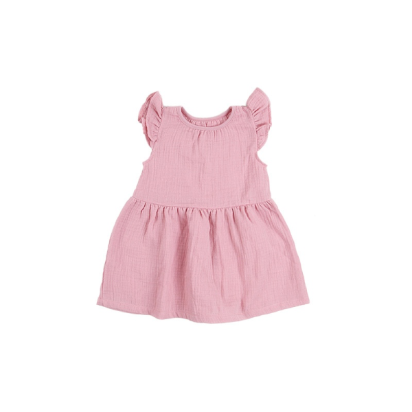 Baby Girl Dress Factory - OEM Custom Cotton Sleeveless Dress