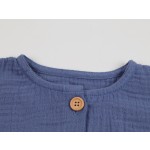 婴儿连体衣生产商 - 可定制短袖纱布连体衣