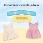 Baby Girl Dress Factory - OEM Custom Cotton Sleeveless Dress