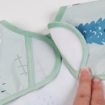 婴儿围兜生产商 - 可定制长袖卡通图案围兜