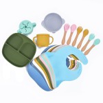 吸盘餐盘工厂 - 食品级防滑微波安全