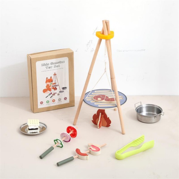 木质汽车工厂 - 推行动车蒙氏玩具