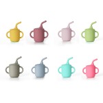 硅胶杯工厂 - 食品级吸管盖容器