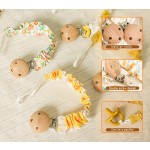 婴儿奶嘴链生产厂家 - 伸缩100%棉